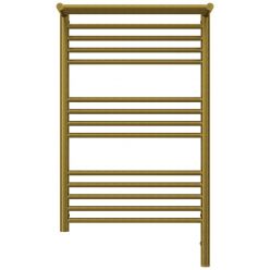 Полотенцесушитель электрический Сунержа Богема 3.0 800 x 500 с полкой, ширина 53.2 см, высота 92.4 см, состаренная бронза, L/R