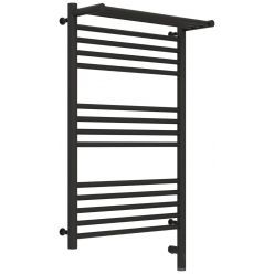 Полотенцесушитель электрический Сунержа Богема 3.0 800 x 500 с полкой, ширина 53.2 см, высота 92.4 см, тёмный титан муар, L/R