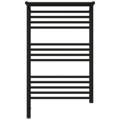 Полотенцесушитель электрический Сунержа Богема 3.0 800 x 500 с полкой, ширина 53.2 см, высота 92.4 см, матовый черный, L/R