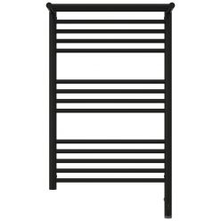 Полотенцесушитель электрический Сунержа Богема 3.0 800 x 500 с полкой, ширина 53.2 см, высота 92.4 см, матовый черный, L/R