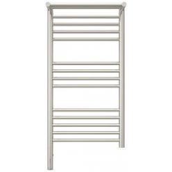 Полотенцесушитель электрический Сунержа Богема 3.0 800 x 400 с полкой, ширина 43.2 см, высота 92.4 см, хром, L/R