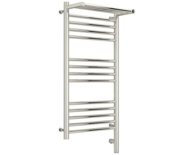 Полотенцесушитель электрический Сунержа Богема 3.0 800 x 400 с полкой, ширина 43.2 см, высота 92.4 см, хром, L/R