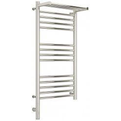 Полотенцесушитель электрический Сунержа Богема 3.0 800 x 400 с полкой, ширина 43.2 см, высота 92.4 см, хром, L/R