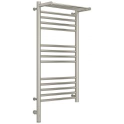 Полотенцесушитель электрический Сунержа Богема 3.0 800 x 400 с полкой, ширина 43.2 см, высота 92.4 см, сатин, L/R
