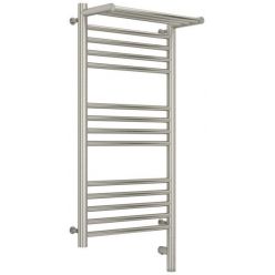 Полотенцесушитель электрический Сунержа Богема 3.0 800 x 400 с полкой, ширина 43.2 см, высота 92.4 см, сатин, L/R