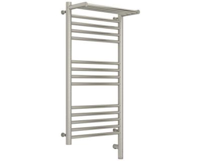 Полотенцесушитель электрический Сунержа Богема 3.0 800 x 400 с полкой, ширина 43.2 см, высота 92.4 см, сатин, L/R