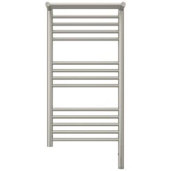 Полотенцесушитель электрический Сунержа Богема 3.0 800 x 400 с полкой, ширина 43.2 см, высота 92.4 см, сатин, L/R