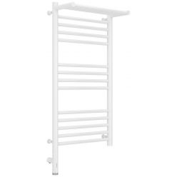 Полотенцесушитель электрический Сунержа Богема 3.0 800 x 400 с полкой, ширина 43.2 см, высота 92.4 см, белый, L/R