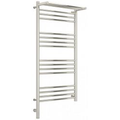 Полотенцесушитель электрический Сунержа Богема 3.0 1000 x 500 с полкой, ширина 53.2 см, высота 112.4 см, хром, L/R