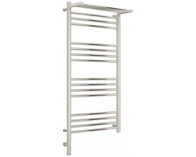 Полотенцесушитель электрический Сунержа Богема 3.0 1000 x 500 с полкой, ширина 53.2 см, высота 112.4 см, хром, L/R