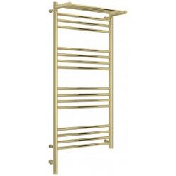 Полотенцесушитель электрический Сунержа Богема 3.0 1000 x 500 с полкой, ширина 53.2 см, высота 112.4 см, шампань, L/R