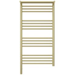 Полотенцесушитель электрический Сунержа Богема 3.0 1000 x 500 с полкой, ширина 53.2 см, высота 112.4 см, шампань, L/R