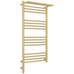 Полотенцесушитель электрический Сунержа Богема 3.0 1000 x 500 с полкой, ширина 53.2 см, высота 112.4 см, матовая шампань, L/R