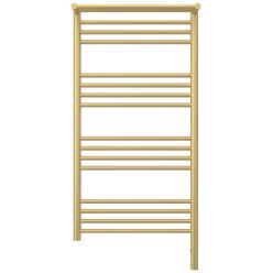 Полотенцесушитель электрический Сунержа Богема 3.0 1000 x 500 с полкой, ширина 53.2 см, высота 112.4 см, матовая шампань, L/R