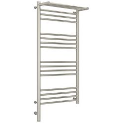 Полотенцесушитель электрический Сунержа Богема 3.0 1000 x 500 с полкой, ширина 53.2 см, высота 112.4 см, сатин, L/R