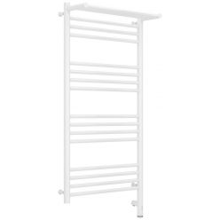 Полотенцесушитель электрический Сунержа Богема 3.0 1000 x 500 с полкой, ширина 53.2 см, высота 112.4 см, белый, L/R