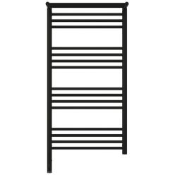 Полотенцесушитель электрический Сунержа Богема 3.0 1000 x 500 с полкой, ширина 53.2 см, высота 112.4 см, матовый черный, L/R