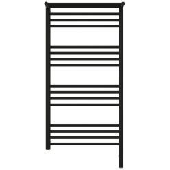 Полотенцесушитель электрический Сунержа Богема 3.0 1000 x 500 с полкой, ширина 53.2 см, высота 112.4 см, матовый черный, L/R
