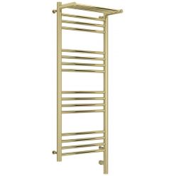 Полотенцесушитель электрический Сунержа Богема 3.0 1000 x 400 с полкой, ширина 43.2 см, высота 112.4 см, шампань, L/R