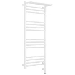 Полотенцесушитель электрический Сунержа Богема 3.0 1000 x 400 с полкой, ширина 43.2 см, высота 112.4 см, белый, L/R