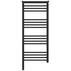 Полотенцесушитель электрический Сунержа Богема 3.0 1000 x 400 с полкой, ширина 43.2 см, высота 112.4 см, тёмный титан муар, L/R