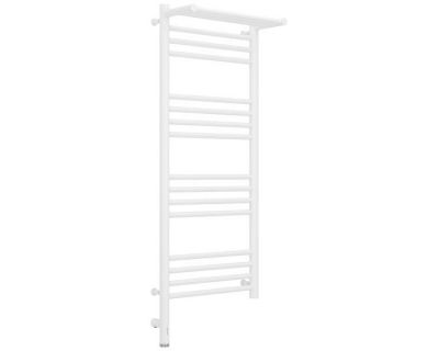 Полотенцесушитель электрический Сунержа Богема 3.0 1000 x 400 с полкой, ширина 43.2 см, высота 112.4 см, матовый белый, L/R