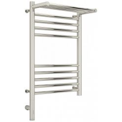 Полотенцесушитель электрический Сунержа Богема 3.0 600 x 400 с полкой, ширина 43.2 см, высота 72.4 см, хром, L/R