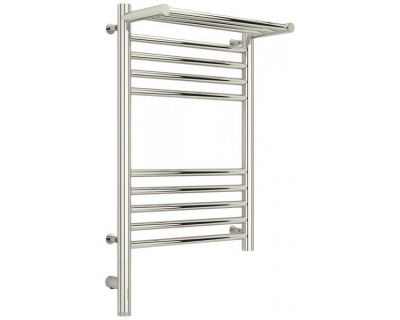 Полотенцесушитель электрический Сунержа Богема 3.0 600 x 400 с полкой, ширина 43.2 см, высота 72.4 см, хром, L/R