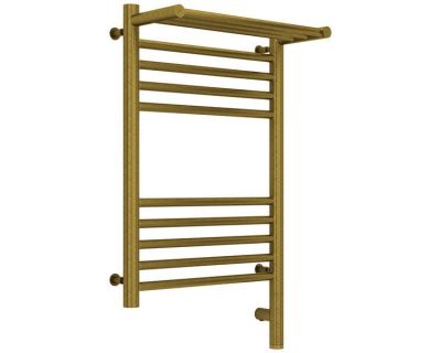 Полотенцесушитель электрический Сунержа Богема 3.0 600 x 400 с полкой, ширина 43.2 см, высота 72.4 см, состаренная бронза, L/R