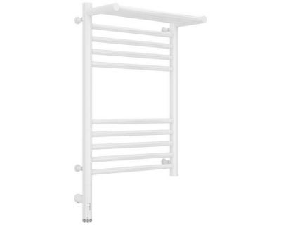 Полотенцесушитель электрический Сунержа Богема 3.0 600 x 400 с полкой, ширина 43.2 см, высота 72.4 см, белый, L/R