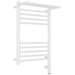 Полотенцесушитель электрический Сунержа Богема 3.0 600 x 400 с полкой, ширина 43.2 см, высота 72.4 см, белый, L/R