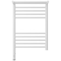 Полотенцесушитель электрический Сунержа Богема 3.0 600 x 400 с полкой, ширина 43.2 см, высота 72.4 см, матовый белый, L/R