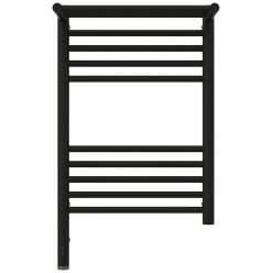 Полотенцесушитель электрический Сунержа Богема 3.0 600 x 400 с полкой, ширина 43.2 см, высота 72.4 см, матовый черный, L/R