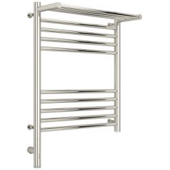 Полотенцесушитель электрический Сунержа Богема 3.0 600 x 500 с полкой, ширина 53.2 см, высота 72.4 см, хром, L/R