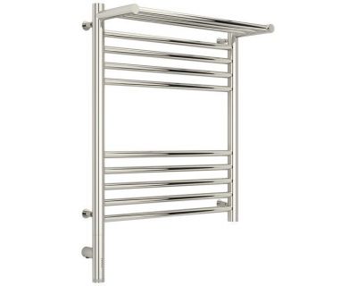 Полотенцесушитель электрический Сунержа Богема 3.0 600 x 500 с полкой, ширина 53.2 см, высота 72.4 см, хром, L/R