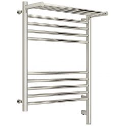 Полотенцесушитель электрический Сунержа Богема 3.0 600 x 500 с полкой, ширина 53.2 см, высота 72.4 см, хром, L/R