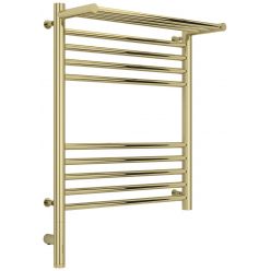 Полотенцесушитель электрический Сунержа Богема 3.0 600 x 500 с полкой, ширина 53.2 см, высота 72.4 см, шампань, L/R