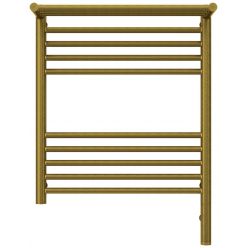 Полотенцесушитель электрический Сунержа Богема 3.0 600 x 500 с полкой, ширина 53.2 см, высота 72.4 см, состаренная бронза, L/R