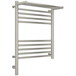 Полотенцесушитель электрический Сунержа Богема 3.0 600 x 500 с полкой, ширина 53.2 см, высота 72.4 см, сатин, L/R