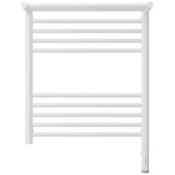 Полотенцесушитель электрический Сунержа Богема 3.0 600 x 500 с полкой, ширина 53.2 см, высота 72.4 см, матовый белый, L/R