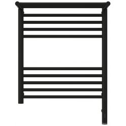 Полотенцесушитель электрический Сунержа Богема 3.0 600 x 500 с полкой, ширина 53.2 см, высота 72.4 см, матовый черный, L/R