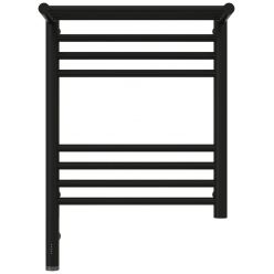 Полотенцесушитель электрический Сунержа Богема 3.0 500 x 400 с полкой, ширина 43.2 см, высота 62.4 см, матовый черный, L/R