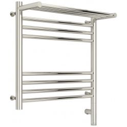 Полотенцесушитель электрический Сунержа Богема 3.0 500 x 500 с полкой, ширина 53.2 см, высота 62.4 см, хром, L/R