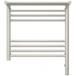 Полотенцесушитель электрический Сунержа Богема 3.0 500 x 500 с полкой, ширина 53.2 см, высота 62.4 см, хром, L/R