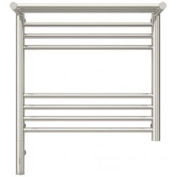 Полотенцесушитель электрический Сунержа Богема 3.0 500 x 500 с полкой, ширина 53.2 см, высота 62.4 см, хром, L/R