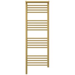 Полотенцесушитель электрический Сунержа Богема 3.0 1200 x 400 с полкой, ширина 43.2 см, высота 132.4 см, матовое золото, L/R