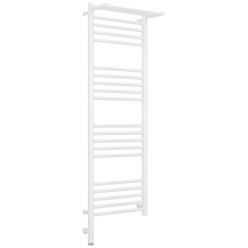 Полотенцесушитель электрический Сунержа Богема 3.0 1200 x 400 с полкой, ширина 43.2 см, высота 132.4 см, белый, L/R