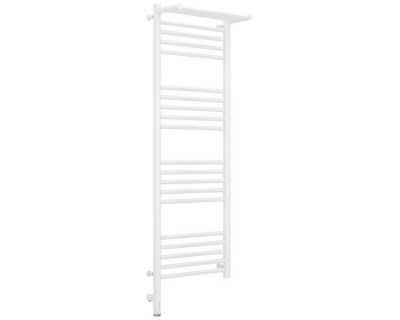 Полотенцесушитель электрический Сунержа Богема 3.0 1200 x 400 с полкой, ширина 43.2 см, высота 132.4 см, белый, L/R