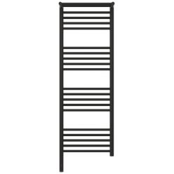 Полотенцесушитель электрический Сунержа Богема 3.0 1200 x 400 с полкой, ширина 43.2 см, высота 132.4 см, тёмный титан муар, L/R