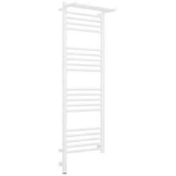 Полотенцесушитель электрический Сунержа Богема 3.0 1200 x 400 с полкой, ширина 43.2 см, высота 132.4 см, матовый белый, L/R